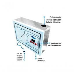 Sauna Seca Elétrica 9kw Bifásica 220v - Impercap - 2