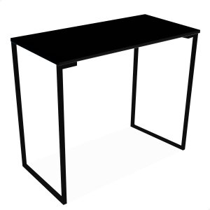 Escrivaninha Executiva Office Industrial Base e Tampo Preto