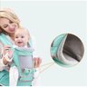 Mochila Canguru Ergonômica Multiuso Confortável para Carregar Bebê azul - 2