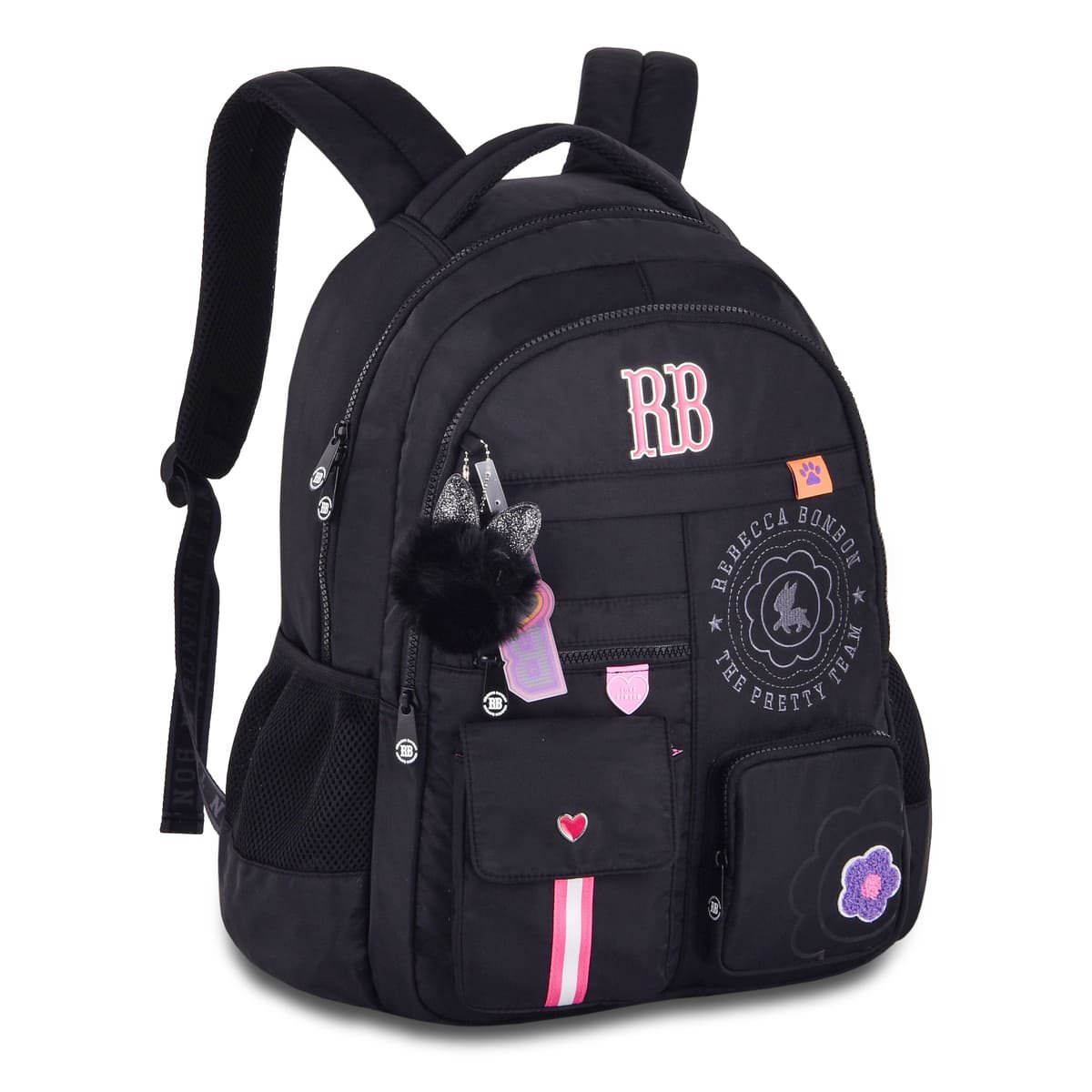 Mochila Rebecca Bonbon Bolsa Escolar Feminina Juvenil Adoles - 1
