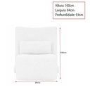 Ver imagem 4 de Poltrona Fluxo Bouclé Cinza | Courino Caramelo - Sallar Home