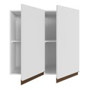 Ver imagem 5 de Armário Aéreo 70 cm 2 Portas Branco Reims Madesa