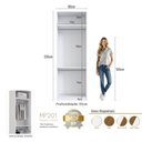 Ver imagem 5 de Módulo Guarda-Roupa 80cm com 2 Portas e Cabideiros Integrato