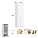 Ver imagem 6 de Módulo Guarda-Roupa 80cm com 2 Portas e Cabideiros Integrato