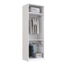 Ver imagem 4 de Módulo Guarda-Roupa 80cm com 2 Portas e Cabideiros Integrato