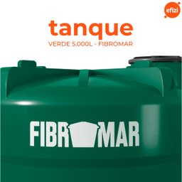 Tanque 5.000 Litros Verde Polietileno Fibromar - 2