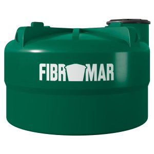 Tanque 5.000 Litros Verde Polietileno Fibromar