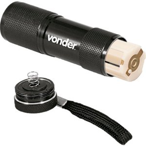 Lanterna 9 Leds Llv0009 Corpo Aluminio 3aaa - Vonder
