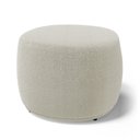 Ver imagem 7 de Kit 02 Puffs Decorativos Living Aisha Orgânico Redondo Bouclê Bege - Desk Design