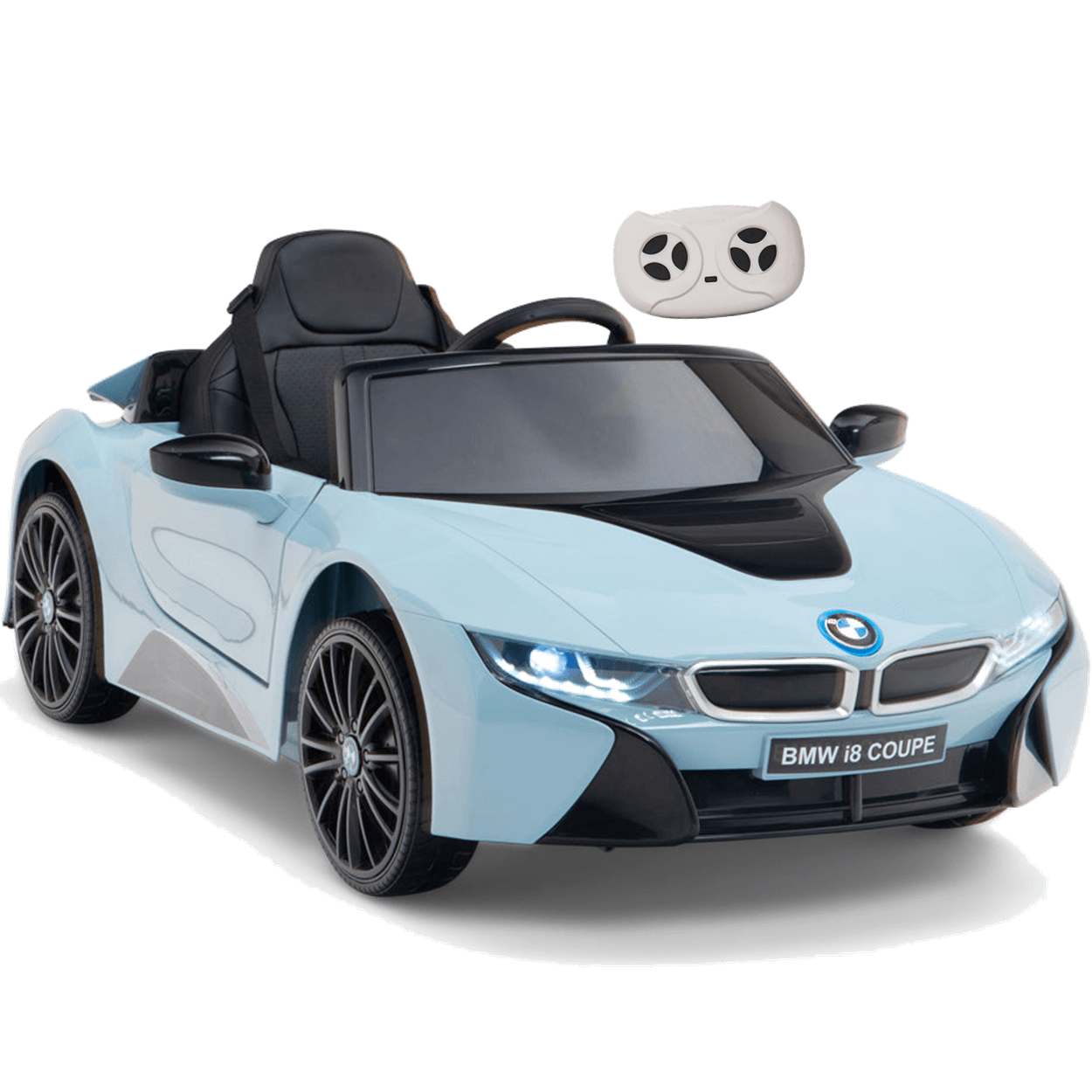 Carro Eletrico Zippy Toys BMW i8 Coupe 12V com Controle Azul