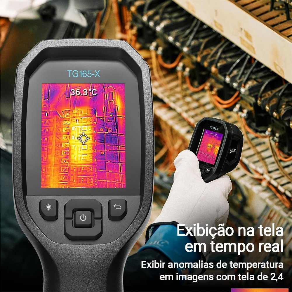 Câmera Térmica Pontual Infravermelha -25° a 300°c Flir Tg165 - 2