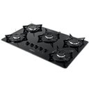 Ver imagem 1 de Cooktop Fogatti 5 Bocas Vidro Preto Bivolt V500x