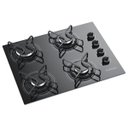 Ver imagem 1 de Cooktop Itatiaia 4 Bocas Vidro Preto Chama Rápida Bivolt