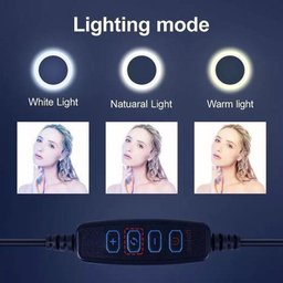 Luz Ring Light 10 Pol Led 3500/5500k Tripé Suporte Celular - 2