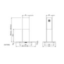 Ver imagem 4 de Coifa de Ilha Nardelli Vidro Reto Inox 90cm 127V CIVR90 50011400