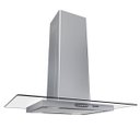 Ver imagem 1 de Coifa de Ilha Nardelli Vidro Reto Inox 90cm 127V CIVR90 50011400