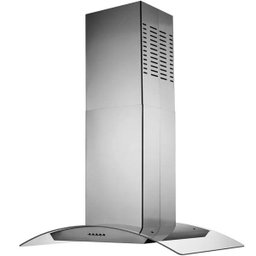 Coifa Ilha Cadence Gourmet Vidro Curvo Inox 90cm 127V Cfa502 - 2