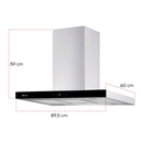 Ver mais imagens de Coifa Ilha Gallant Milano Retangular Inox 90cm 220v