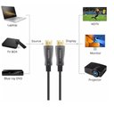 Ver imagem 3 de Cabo Hdmi 2.0 4k 60hz Fibra Óptica 20 Mts Full Hd para Hdtv, Ps5, Pc - 20 Metros