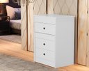 Ver imagem 3 de Penteadeira Maquiadora Porta Maquiagem com Banqueta Branca Casa e Bebê Shop Branco