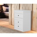 Ver imagem 3 de Penteadeira Maquiadora Porta Maquiagem com Banqueta Branca Casa e Bebê Shop Branco