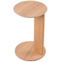 Ver imagem 1 de Mesa Lateral para Sala de Estar Pés Madeira Bulat A03 Hanover Roble - Lyam Decor