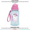 Garrafa Infantil 400ml Com Canudo de Silicone Para Bebê 12+ Meses Animal Fun Buba - Unicórnio - 3