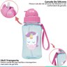 Garrafa Infantil 400ml Com Canudo de Silicone Para Bebê 12+ Meses Animal Fun Buba - Unicórnio - 2