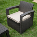 Ver imagem 3 de Conjunto de Sofá Jardim Rattan 5 Lugares Syberflex Confort com Mesa e Almofadas