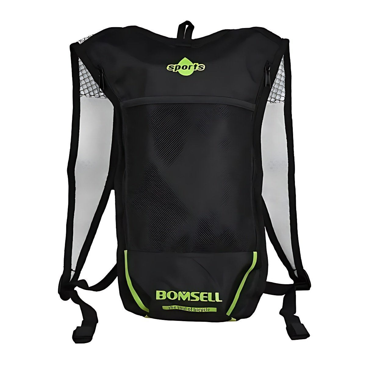 Mochila de Hidratação com Refil 2 Litros Água Corrida Trilha Bike:verde - 3