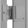 Porta Sanfonada de Correr Cinza C/ Trinco Moderno - 210cm - 72cm - Permatti - 4