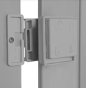 Ver imagem 4 de Porta Sanfonada de Correr Cinza C/ Trinco Moderno - 210cm - 72cm - Permatti
