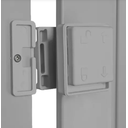 Ver imagem 4 de Porta Sanfonada de Correr Cinza C/ Trinco Moderno - 210cm - 72cm - Permatti