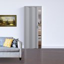 Ver imagem 3 de Porta Sanfonada de Correr Cinza C/ Trinco Moderno - 210cm - 72cm - Permatti