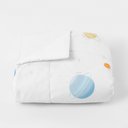 Ver imagem 1 de Edredom para Mini Cama Planetas Dupla Face - Branco Abra Cadabra