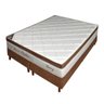 Cama Box Super King Bom Pastor + Colchão Bp Samy Pocket com Molas Ensacadas com Eps - 193x203 - 1