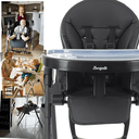 Ver imagem 4 de Cadeirinha de Alimentação Burigotto Prima Pappa Zero 3 Black