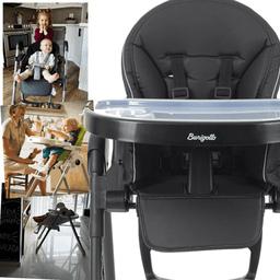 Cadeirinha de Alimentação Burigotto Prima Pappa Zero 3 Black - 4