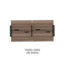 Ver imagem 7 de Plataforma Dupla Escrivaninha Tub Corporativa Light 4 Lugares 240cm Industrial Walnut e Preto
