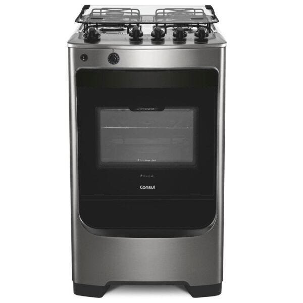 Menor preço em Fogão de Piso Consul 4 Bocas Inox Cleartec Bivolt Cfo4Qar