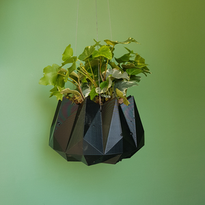 Vaso Dobradura - suspenso/jardim vertical - Preto - G