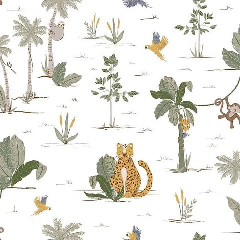 Papel de Parede Infantil SONHOS - 4217 Bichinhos