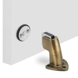 Kit 5 Prendedor Fixador Porta Magnético Antique Ouro Velho - 2