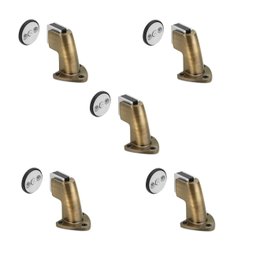 Kit 5 Prendedor Fixador Porta Magnético Antique Ouro Velho - 1