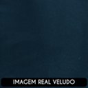 Ver mais imagens de Sofá 3 Lugares Living 180cm e 1 Poltrona Giratória Garbin K04 Veludo Azul Marinho - Mpozenato