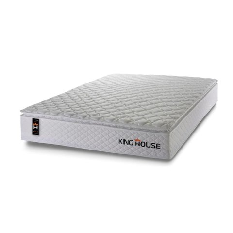 Colchão c/ Molas Ensacadas New Moon Branco King 193x203x28