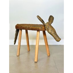 Banco em Madeira Tatu - Mestre Gilson - Artesanal - 3