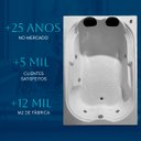 Ver imagem 5 de Banheira Dupla Tulipa Combate com Hidro em Acrílico