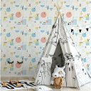 Ver imagem 2 de Papel de Parede Decorativo Musical com Formas e Notas 3,3m