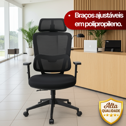 Cadeira de Escritório Presidente Titan - Preta - 2